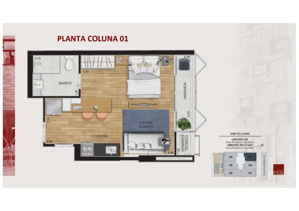 Excelente Apartamento com 1 Quartos em Centro, Rio De Janeiro - Foto 9