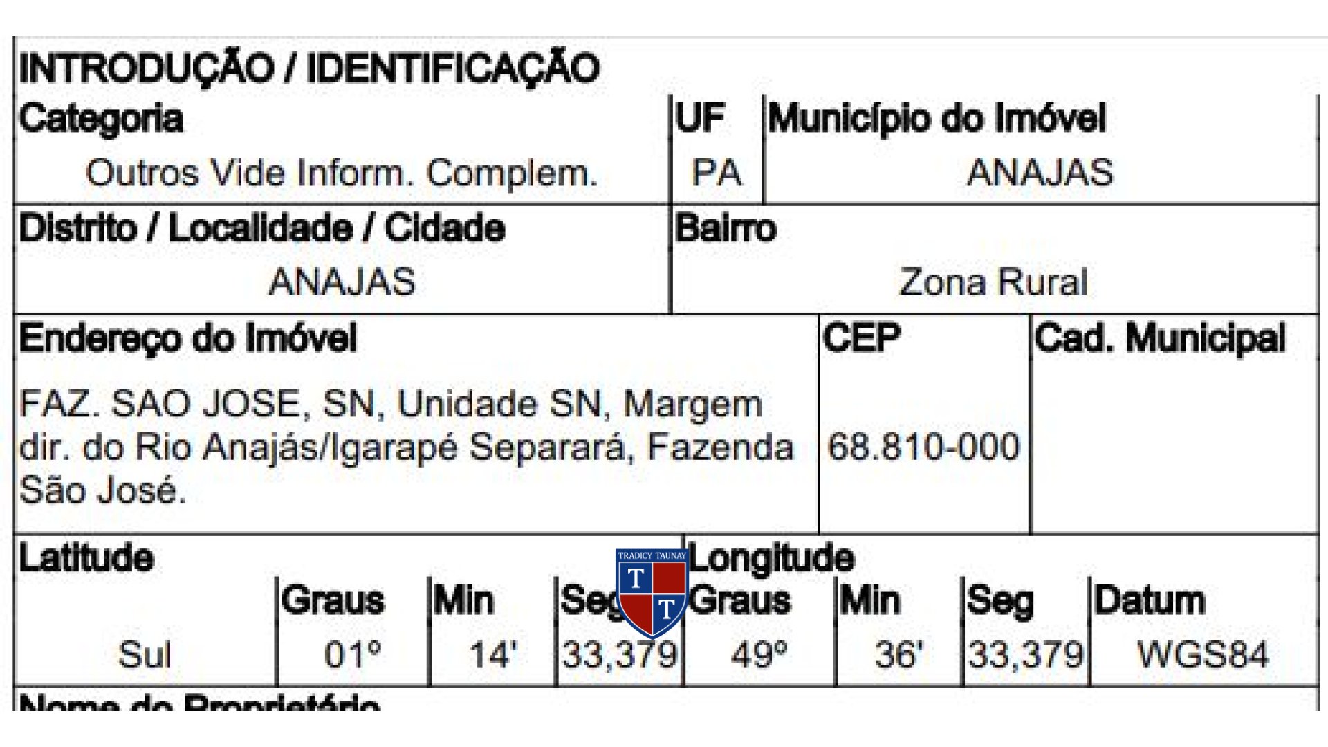 Foto 2 de IMOVEL RURAL em FAZENDA SAO JOSE - Imóvel Retomado Caixa