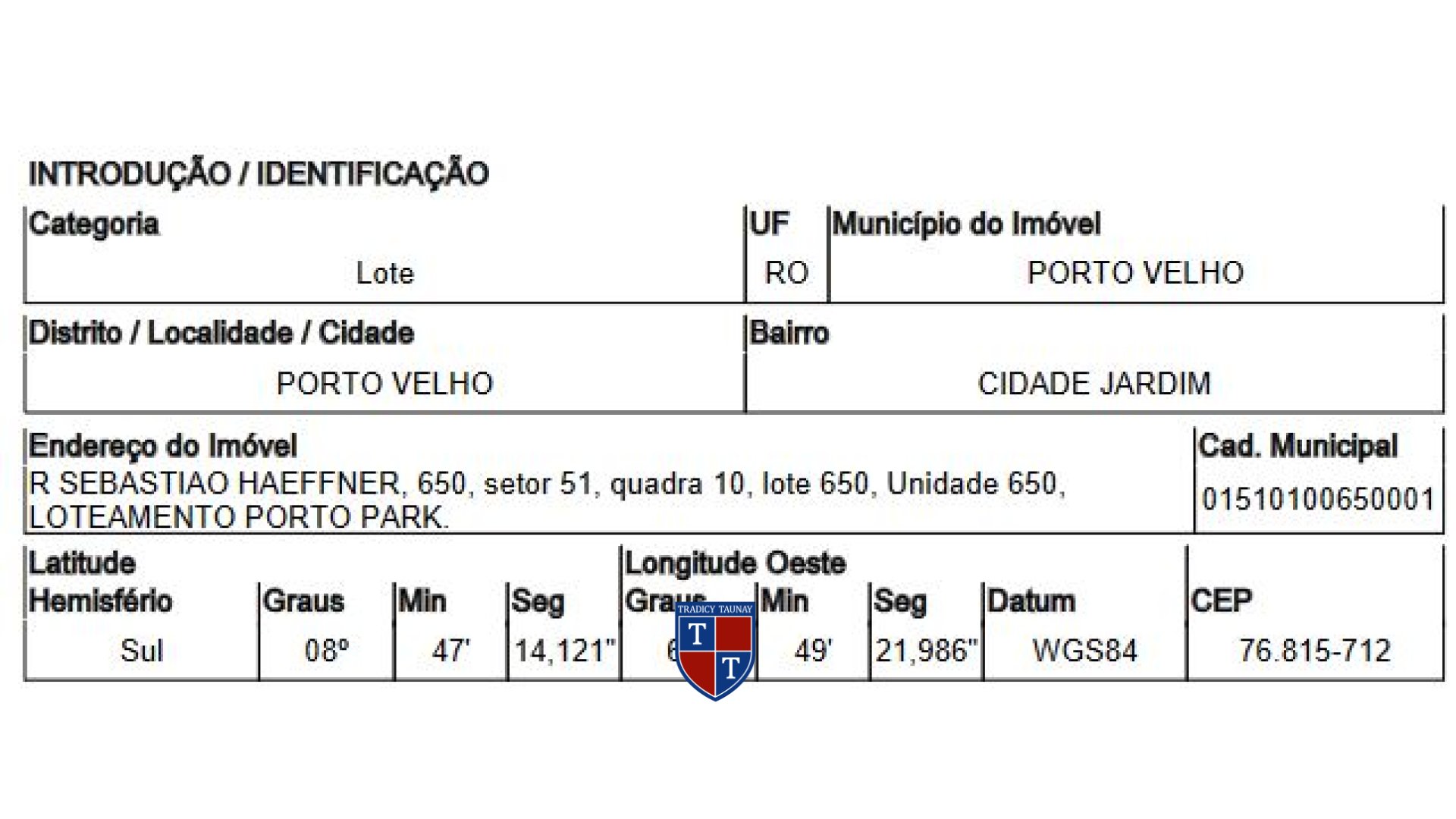 Foto 1 de TERRENO em CIDADE JARDIM - Imóvel Retomado Caixa