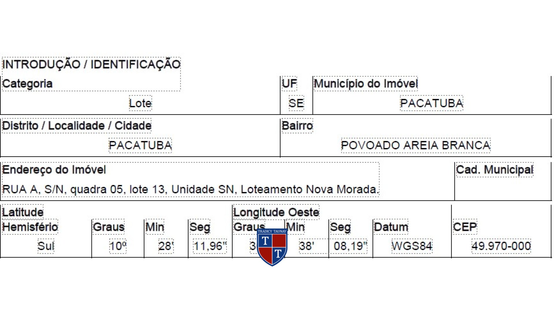 Foto 1 de TERRENO em POVOADO AREIA BRANCA - Imóvel Retomado Caixa