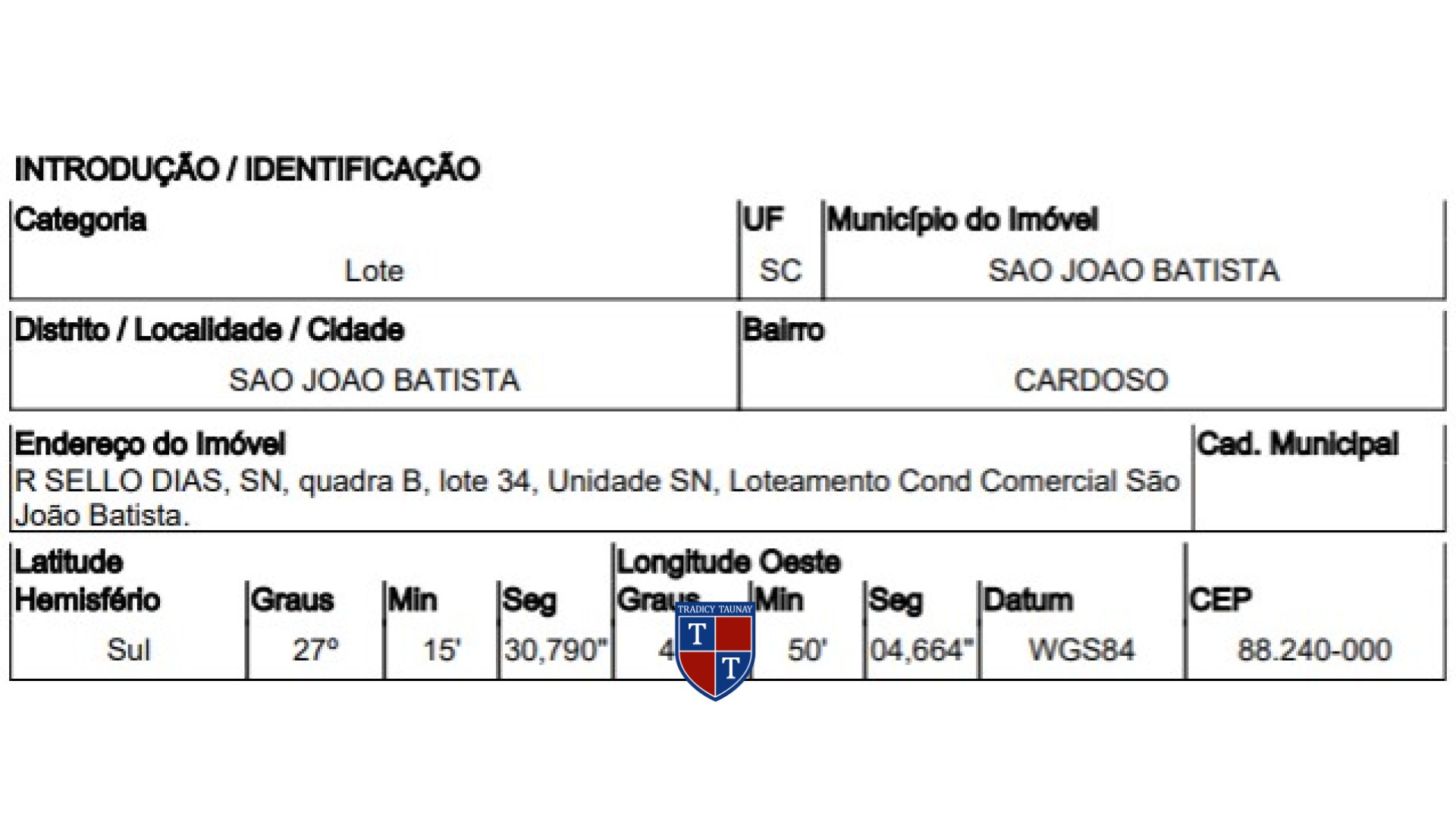 Foto 2 de TERRENO em CARDOSO - Imóvel Retomado Caixa