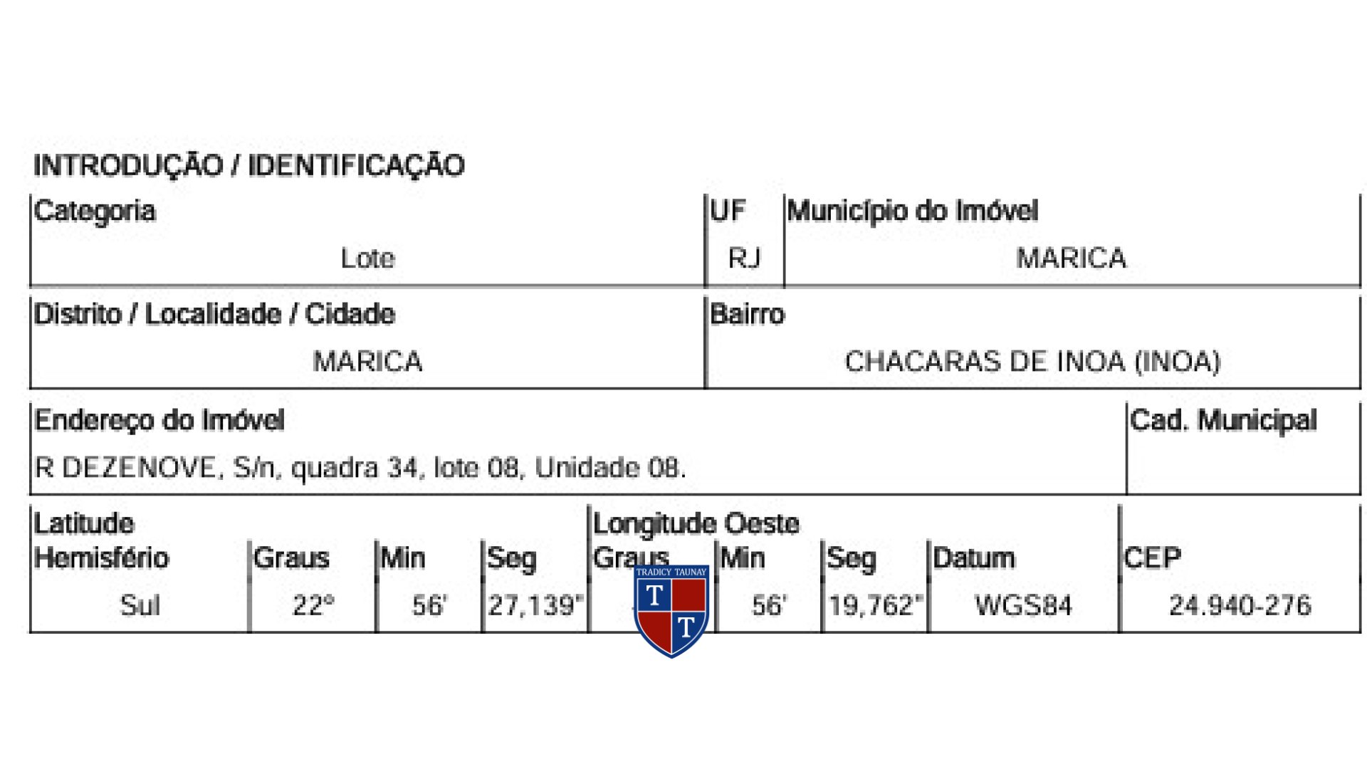 Foto 2 de TERRENO em CHACARAS DE INOA (INOA) - Imóvel Retomado Caixa