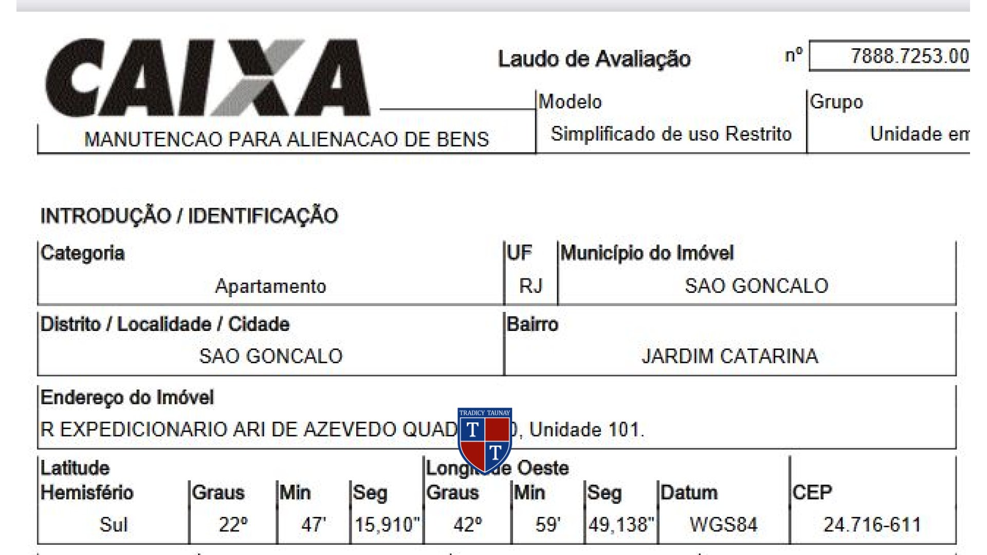 Foto 3 de APARTAMENTO em JARDIM CATARINA - Imóvel Retomado Caixa