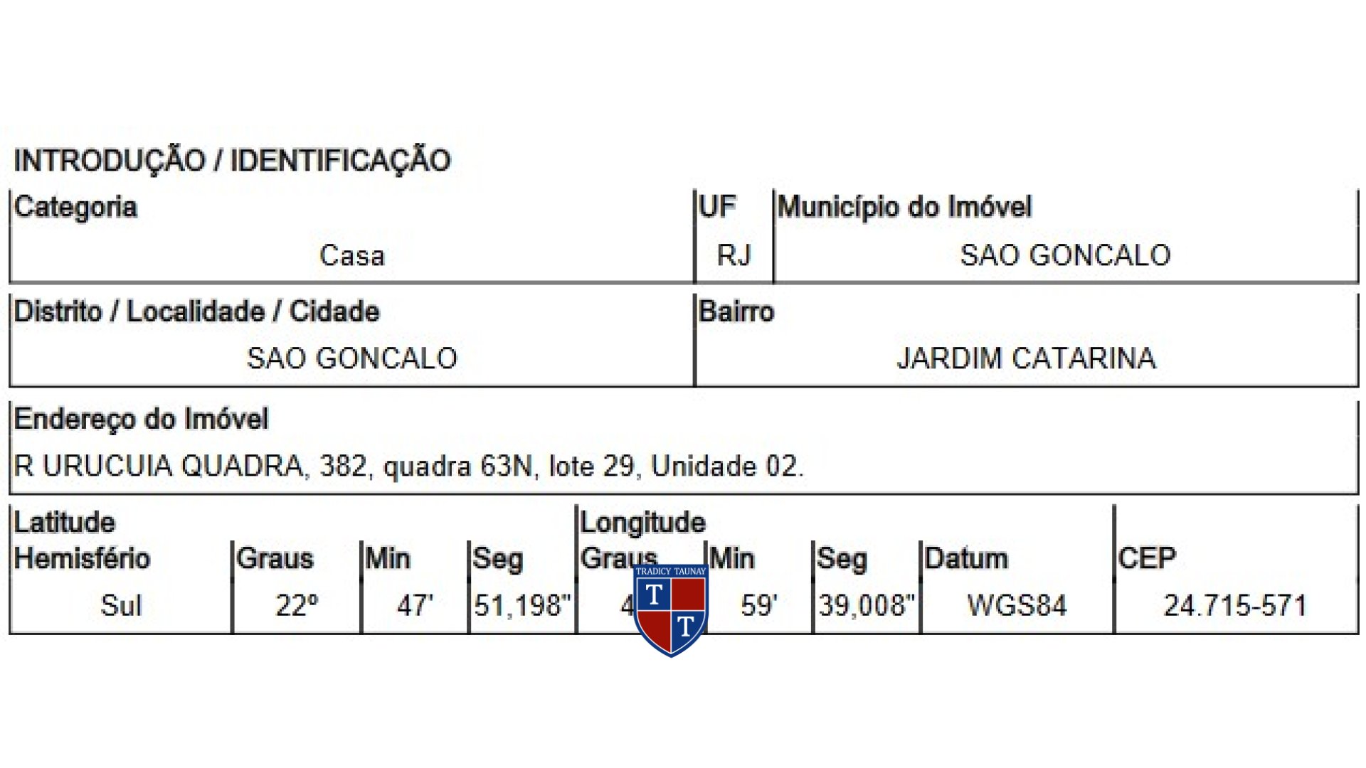 Foto 2 de CASA em JARDIM CATARINA - Imóvel Retomado Caixa